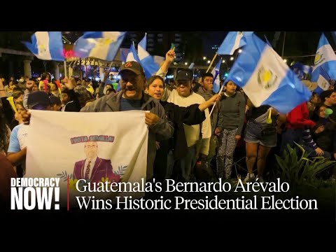 Guatemalan Presidential Candidate Bernardo Arévalo Wins in Landslide Rejection of Ruling Elite