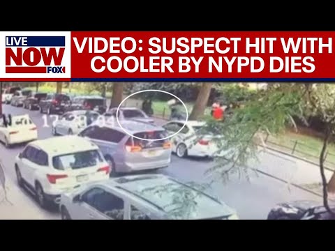 Graphic Video: NYPD throws cooler at drug suspect causing fatal motorcycle crash | LiveNOW from FOX