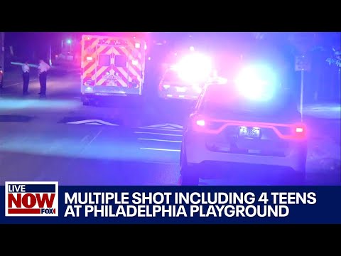 Playground shooting injures 4 teens in Philadelphia | LiveNOW from FOX