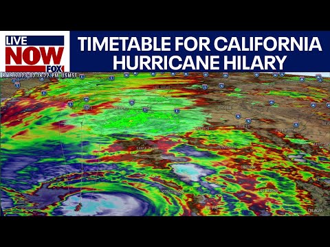 Hurricane Hilary: California timetable for landfall, extreme flooding dangers, rain total updates