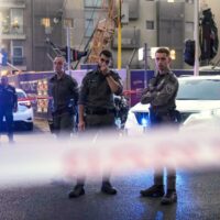 Palestinian attack kills an Israeli patrol officer in Tel Aviv; shooter is killed