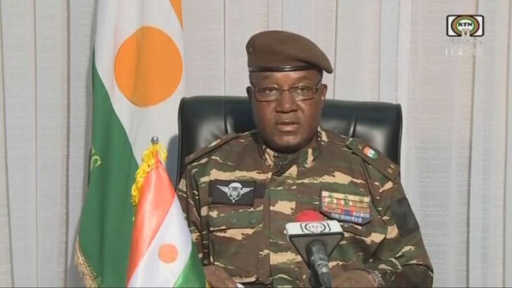 Niger general declares himself country’s new leader following coup