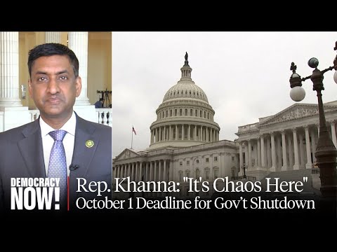 Rep. Ro Khanna on “Chaos” in House as Shutdown Nears, UAW Strike & Murder of Canadian Sikh Leader