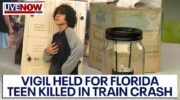 Deadly train crash: Vigil held for Florida boy killed | LiveNOW from FOX