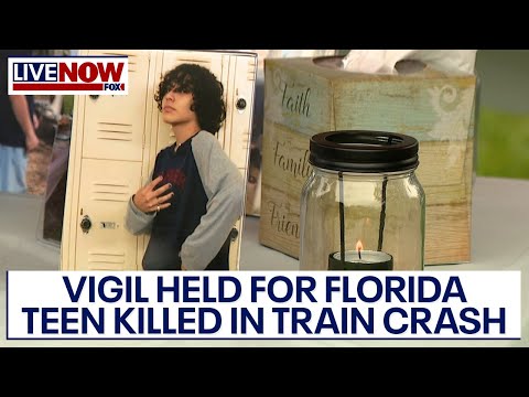 Deadly train crash: Vigil held for Florida boy killed | LiveNOW from FOX