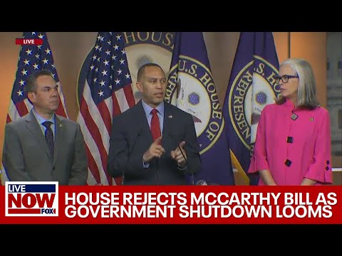 Government shutdown 2023: House rejects McCarthy bill as shutdown looms | LiveNOW from FOX