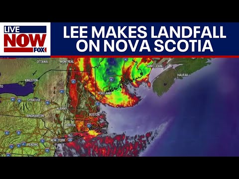 Lee makes landfall in western Nova Scotia as post-tropical cyclone | LiveNOW from FOX