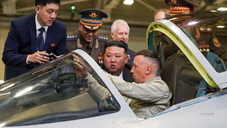 Kim gets a close look at Russian fighter jets as his tour narrows its focus to weapons