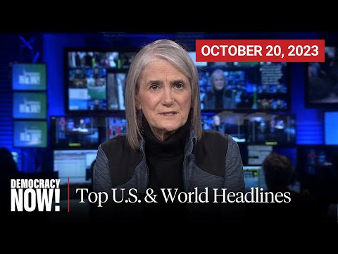 Top U.S. & World Headlines — October 20, 2023