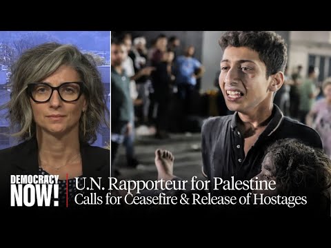 U.N. Rapporteur for Palestine: War Risks “Largest Instance of Ethnic Cleansing” in Mideast History