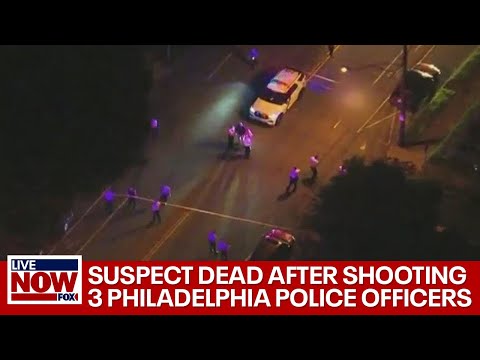 Philadelphia police shooting: Suspect dead, 3 officers taken to hospital | LiveNOW from FOX