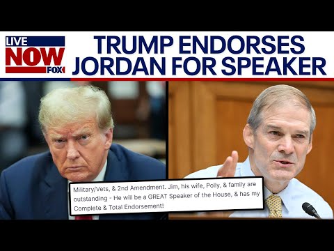 Trump endorses Rep. Jim Jordan (R-OH) for House Speaker | LiveNOW from FOX