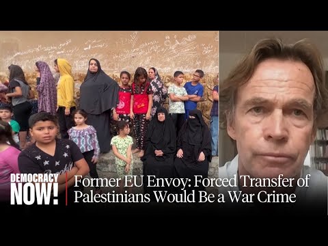 Former EU Envoy: Israel’s Forced Transfer of Palestinians in Gaza Would Be a War Crime