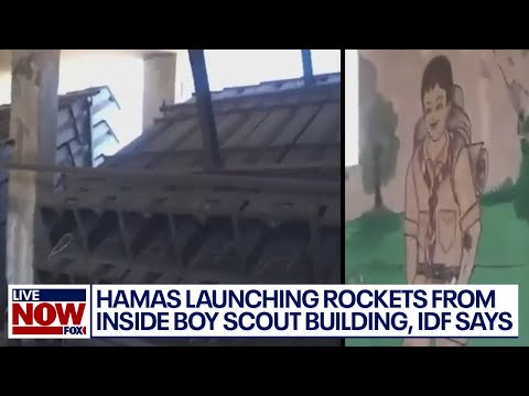 Hamas rocket launch site found inside Boy Scout hall, Israel Defense Forces say | LiveNOW from FOX