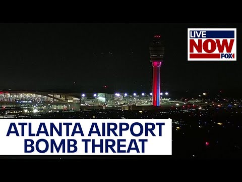 Atlanta airport bomb threat: Passenger gets anonymous AirDrop on Frontier flight | LiveNOW from FOX