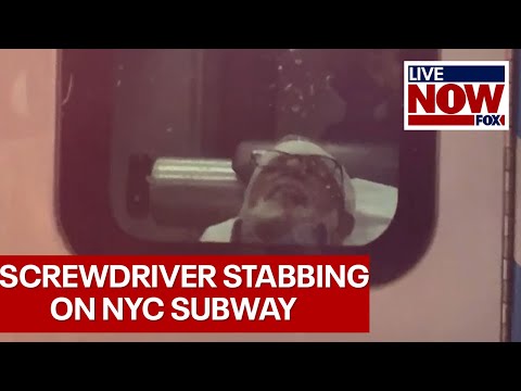Man stabbed with screw drive on NYC subway | LiveNOW from FOX