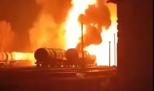 Ukraine blows up fuel tankers in occupied Donetsk, destroying key rail link
